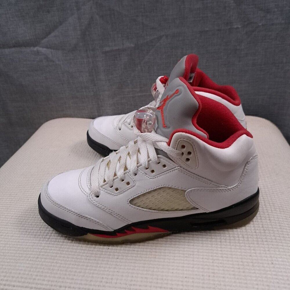 %Nike Air Jordan Retro 2012 Fire Red Sneakers Size 4.5Y AJ27